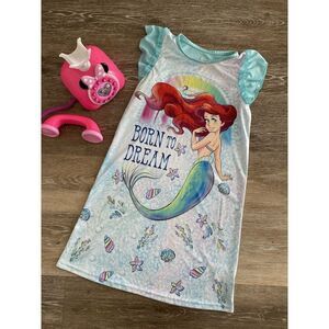 Disney The Little Mermaid  Born To Dream Nightgown For Girls